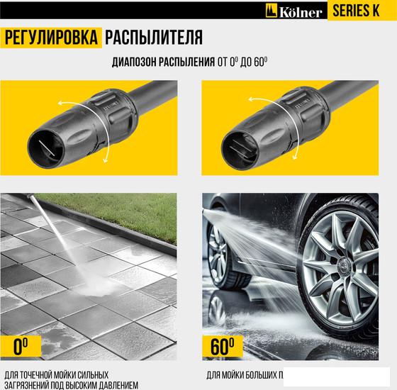 Мойка высокого давления Kolner K170 LUX