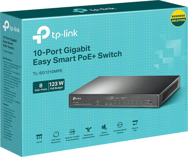 Настраиваемый коммутатор TP-Link TL-SG1210MPE