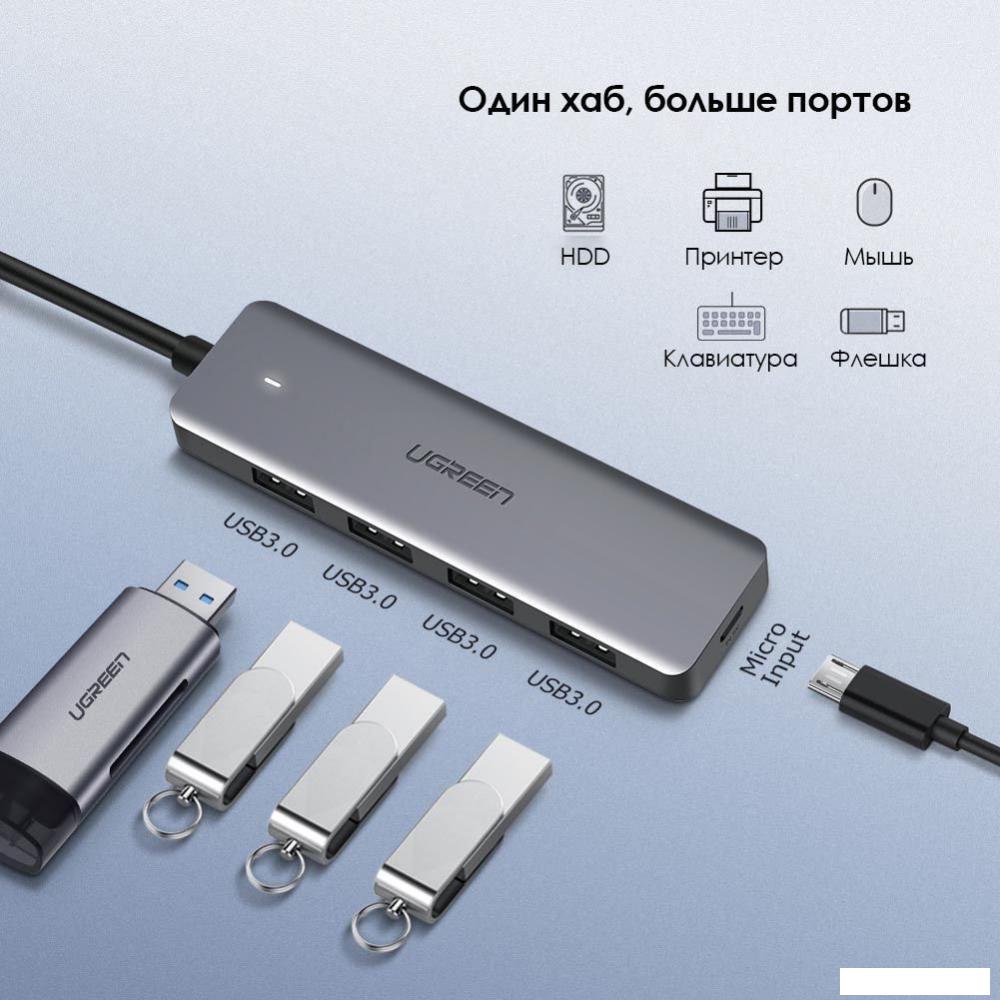 USB-хаб Ugreen CM219 50985