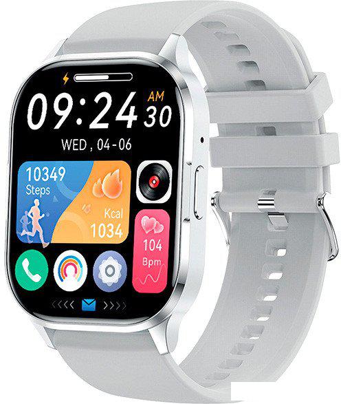 Фитнес-браслет Fontel iWatch 10 Amoled (серебристый)