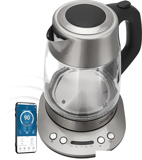 Электрический чайник Polaris PWK 1775CGLD Wi-Fi IQ Home