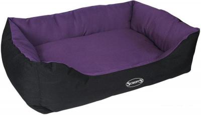 Лежак Scruffs Expedition Box Bed с бортиком 60 см (фиолетовый)