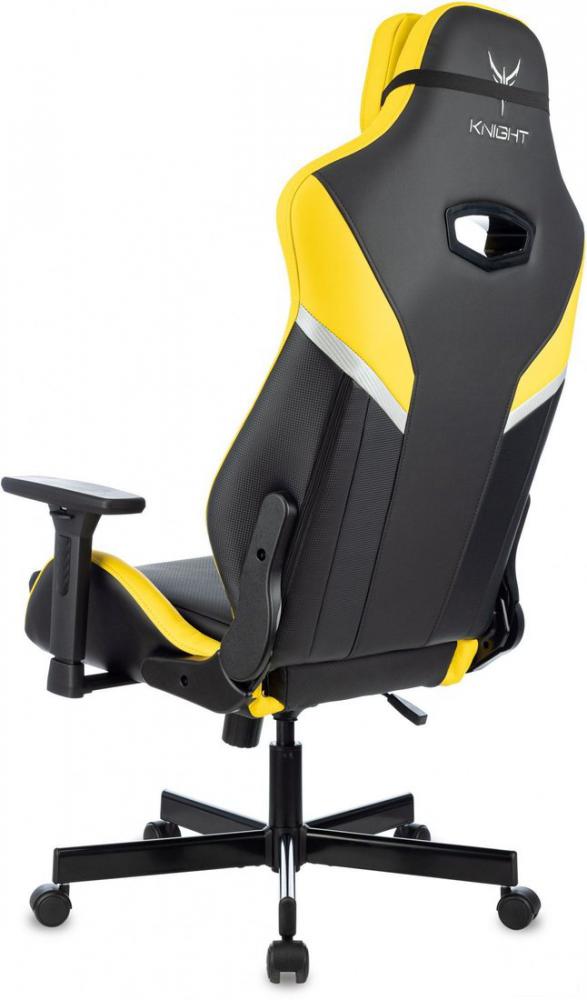 Игровое (геймерское) кресло Knight Thunder 5X (черный/желтый)