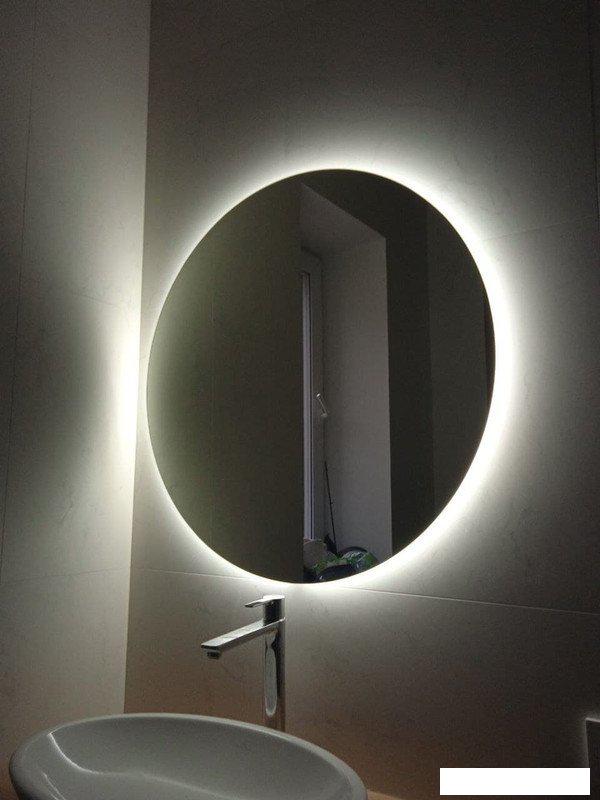 Пекам Зеркало LED RingFly-60х60 (механическая клавиша выключения)