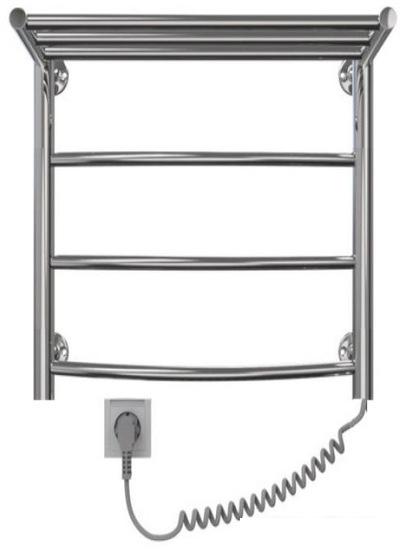 Полотенцесушитель Granula Классик 50x60 D32 с полкой и кнопкой
