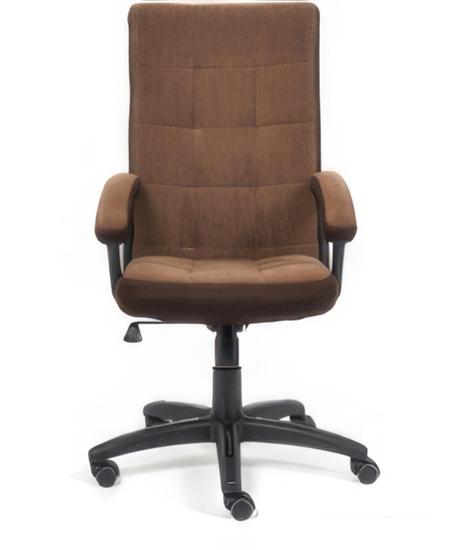 Офисное кресло TetChair Trendy (флок/ткань, коричневый)