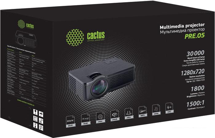 Проектор CACTUS CS-PRE.05B.WXGA
