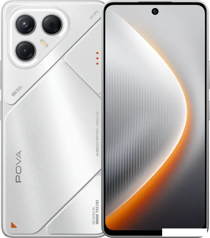 Мобильные телефоны Tecno Pova 7 5G 8GB/256GB (волшебный серебристый)