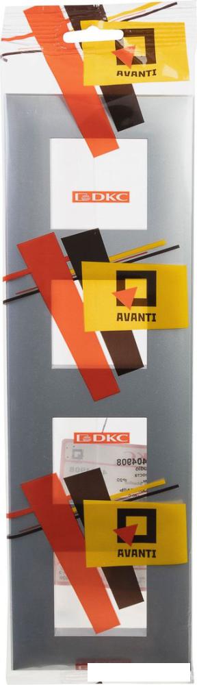 Рамка DKC Avanti 4404908 (закаленная сталь)