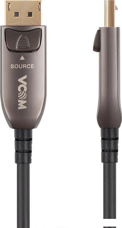 Кабели, адаптеры, разветвители VCOM D3751-40M DisplayPort - DisplayPort (40 м, черный)