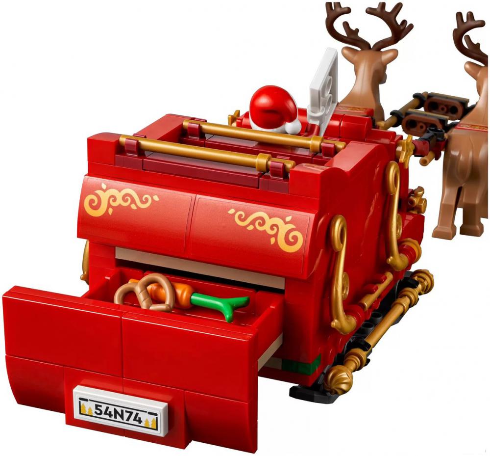 Конструктор LEGO 40499 Сувенирный набор Сани Деда Мороза