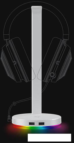 Подставка для наушников Razer Base Station V2 Chroma Mercury