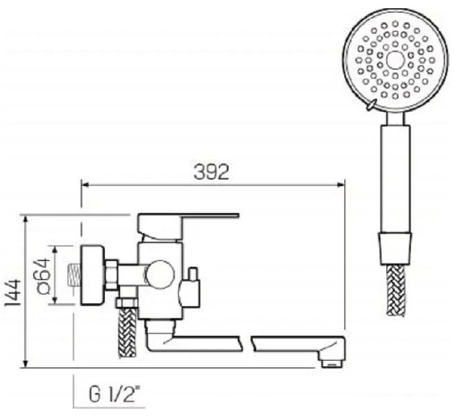 Смеситель РМС SUS124-006EP