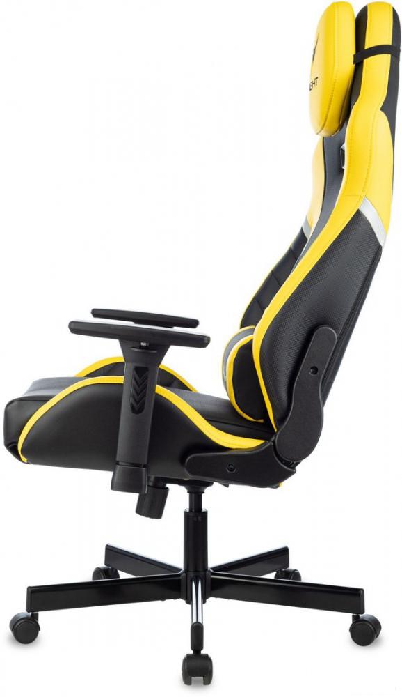 Игровое (геймерское) кресло Knight Thunder 5X (черный/желтый)