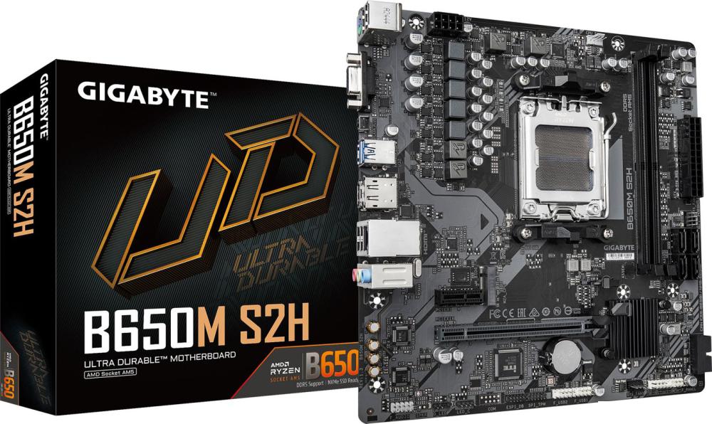 Материнская плата Gigabyte B650M S2H (rev. 1.3)