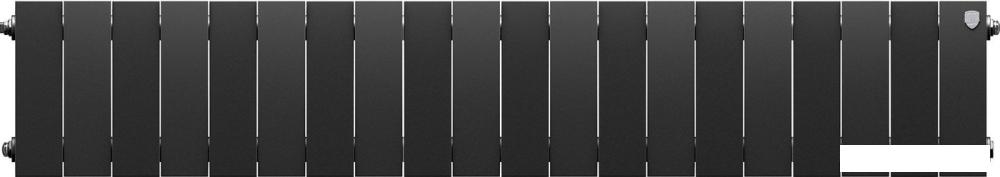 Биметаллический радиатор Royal Thermo PianoForte 200 Черный - 20 секций