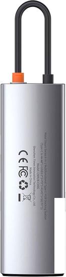 Док-станция Baseus Metal Gleam Series 8-in-1 Multifunctional Type-C HUB Docking Station CAHUB-CV0G