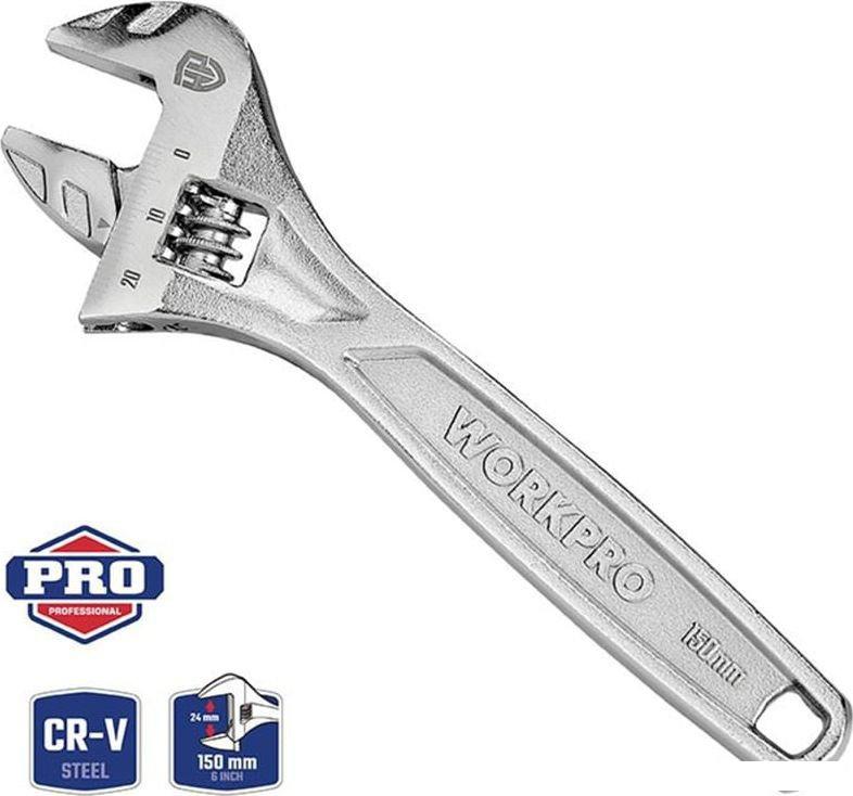 Ключ разводной Workpro WP272008