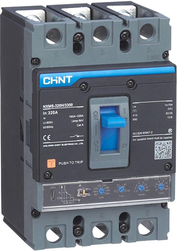 Выключатель автоматический Chint NXMS-1000H 3P 1000А 70кА 845708
