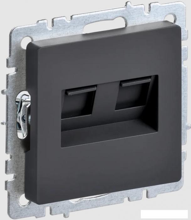 Розетка компьютерная IEK Brite РК10-2-БрГ