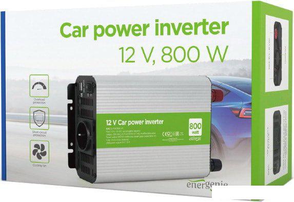 Автомобильный инвертор EnerGenie EG-PWC800-01