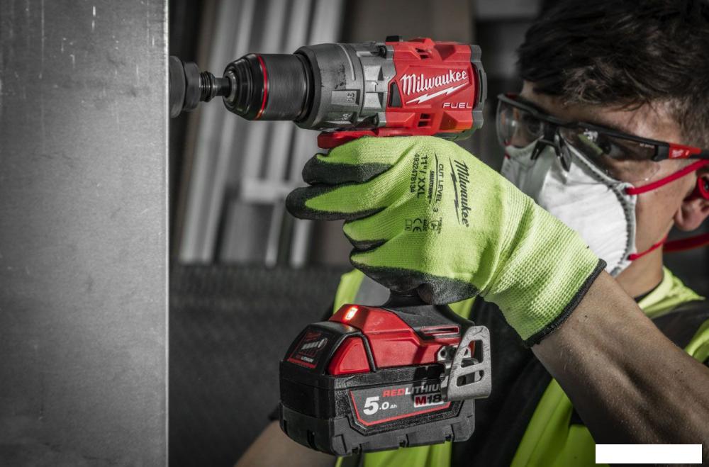 Ударная дрель-шуруповерт Milwaukee M18 FUEL M18FPD3-502X 4933479860 (с 2-мя АКБ, кейс)