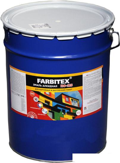 Эмаль Farbitex ПФ-266 20 кг (желто-коричневый)