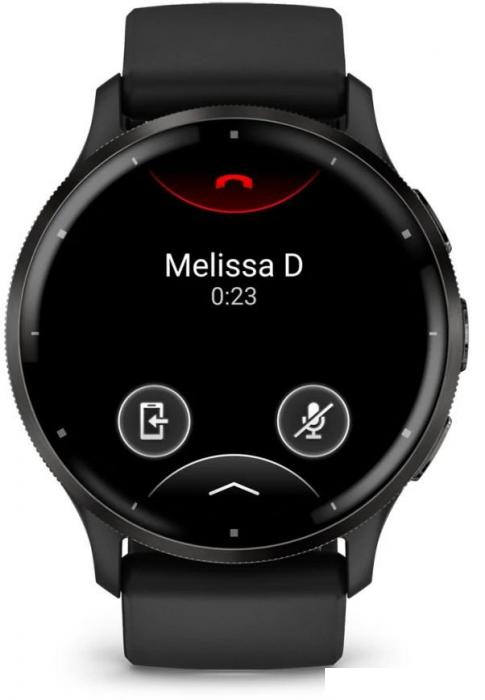 Умные часы Garmin Venu 3 (черный, с силиконовым ремешком)