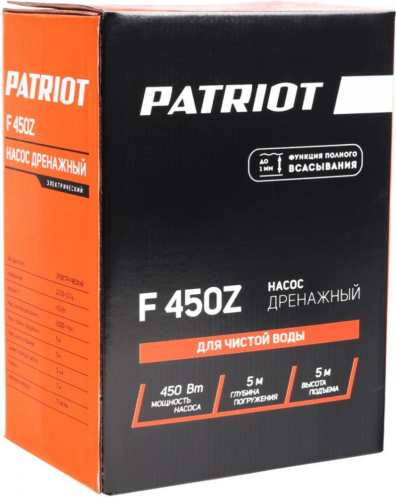 Дренажный насос Patriot F 450 Z