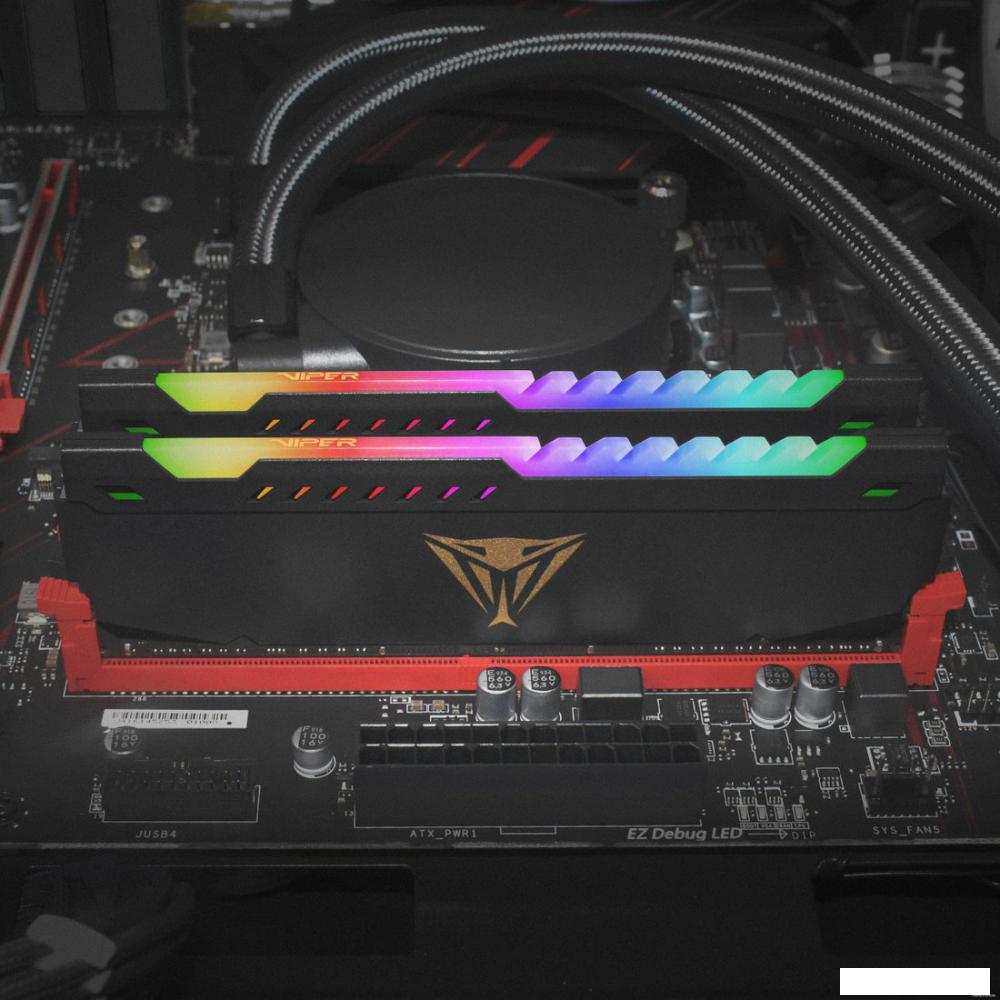 Оперативная память Patriot Viper Steel RGB 2x8GB DDR4 PC4-28800 PVSR416G360C0K