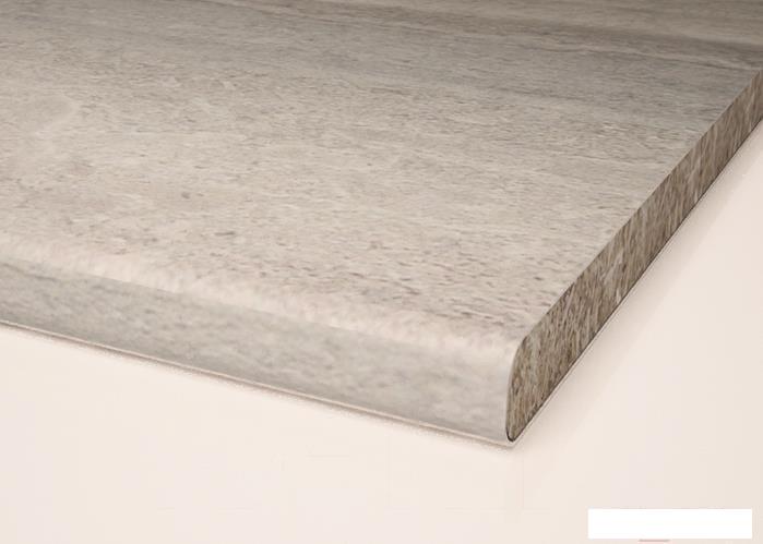 Готовая кухня Интерлиния Мила Gloss 50-12x24 (бордовый/черный глянец)
