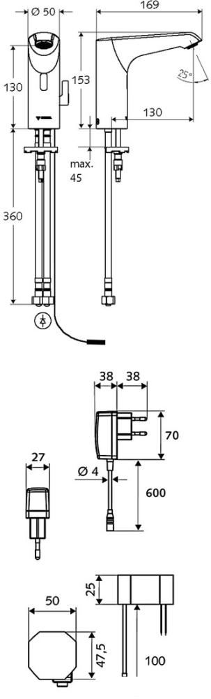 Смеситель Schell Xeris E HD-M 012540699