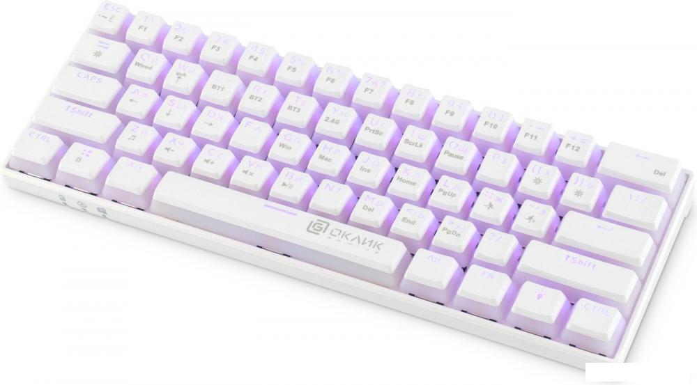 Клавиатуры Оклик K763W (белый)