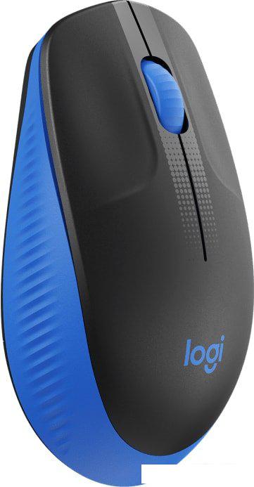 Мышь Logitech M190 (черный/синий)