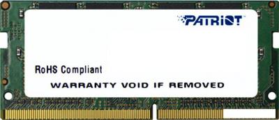 Оперативная память Patriot Signature Line 8GB DDR4 SODIMM PC4-19200 [PSD48G240081S]