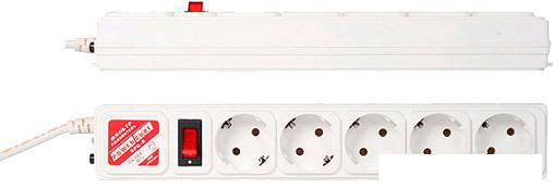 Сетевой фильтр Power Cube 5 розеток, белый, 5 м (SPG-B-15-WHITE)