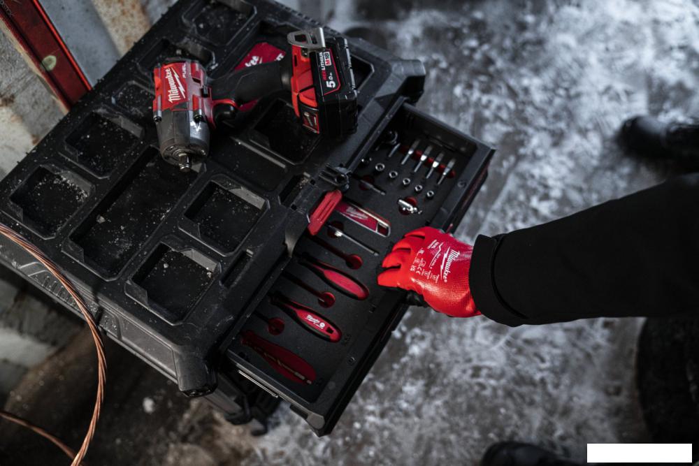 Нитриловые перчатки Milwaukee Fully Dip Cut Level 1/A 9/L 4932493220