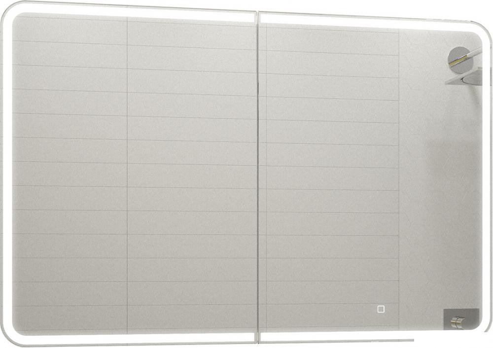 Континент Шкаф с зеркалом Avenue Led 120х80