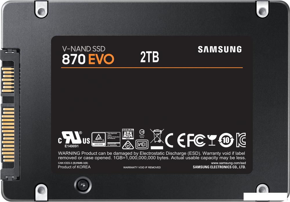 SSD Samsung 870 Evo 4TB MZ-77E4T0BW