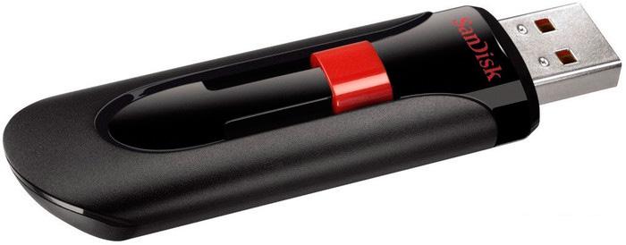 USB Flash SanDisk Cruzer Glide 128GB (черный) [SDCZ600-128G-G35]