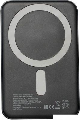 Внешний аккумулятор Roome MagCity W60 10000mAh Magnetic Wireless (черный)
