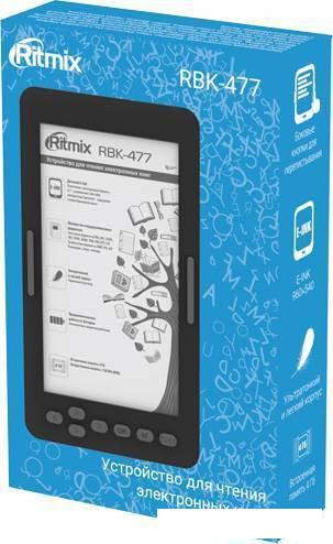 Электронная книга Ritmix RBK-477