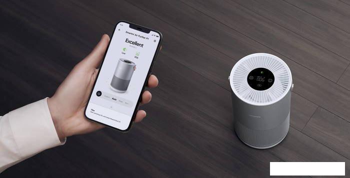 Очиститель воздуха SmartMi Air Purifier P1 ZMKQJHQP12 (международная версия, серебристый)