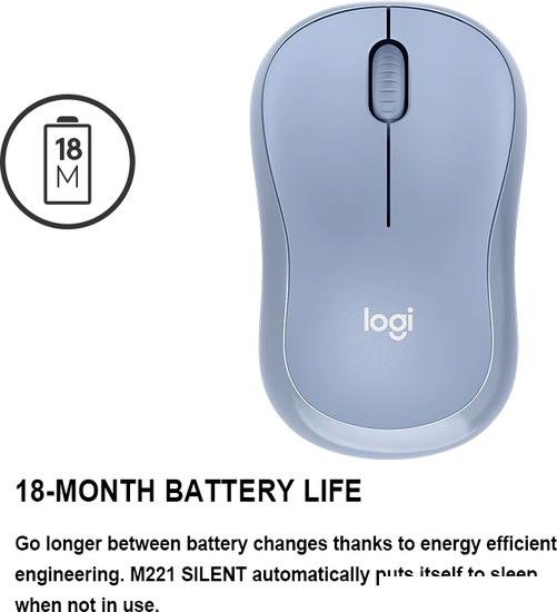 Мышь Logitech M221 (розовый)