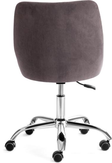 Офисное кресло TetChair Swan (флок, серый)