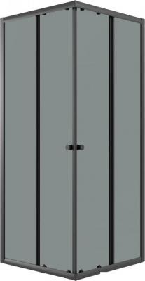 Душевой уголок Niagara Eco NG-1008-14QT 80x80x190 (черный/стекло тонированное)