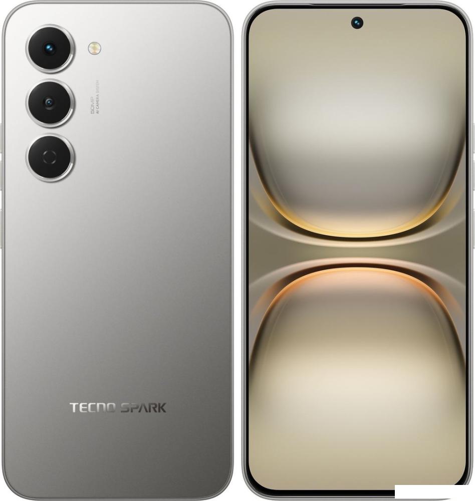 Телефон Tecno Spark 40 Pro 8GB/256GB (лунный титановый)