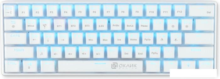Клавиатуры Оклик K763W (белый)