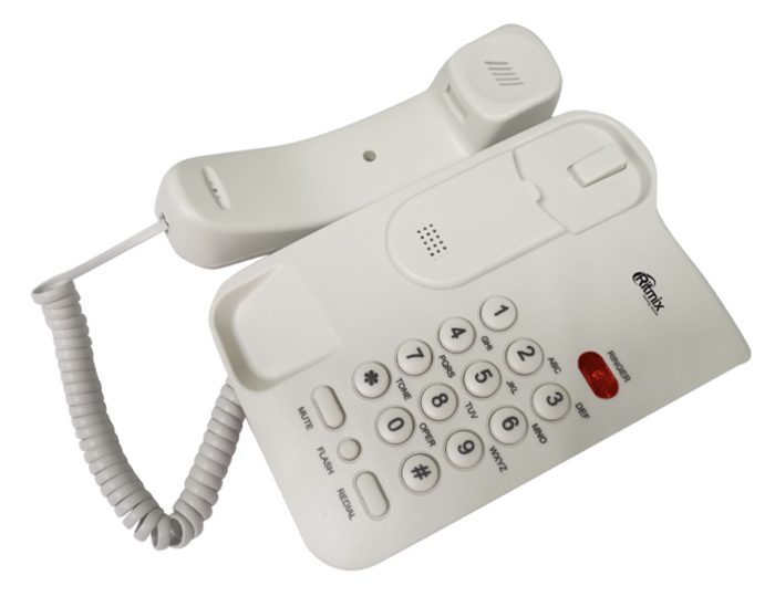 Проводной телефон Ritmix RT-311 (белый)