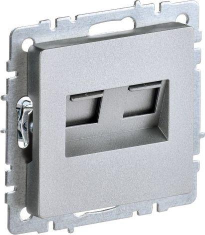 Розетка компьютерная IEK Brite BR-K20-2-K47
